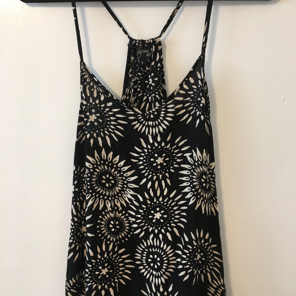 Boho Black/Tan Tank (Small)